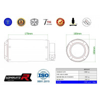 Suzuki GSXR 1000 K1 - K4 2001 - 2004 kipufogó Slip-on GPS