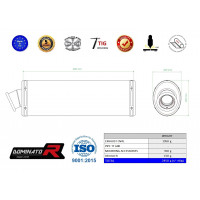 Dominator - TT 600 kipufogó OVAL