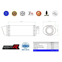 Dominator - Street Triple 765 kipufogó HP2 2017 - 2019