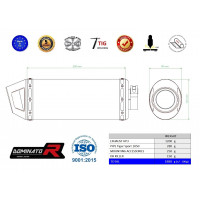 Tiger Sport 1050 LOW LEVEL kipufogó HP3 2013 - 2015