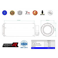 Tiger Sport 1050 LOW LEVEL kipufogó GP 2016 - 2020