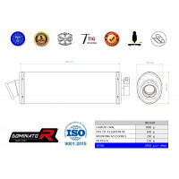 YZF R1 1000 RN09 Homologated kipufogó OVAL 2002 - 2003