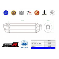 YZF R1 1000 RN09 Homologated kipufogó HP1 2002 - 2003