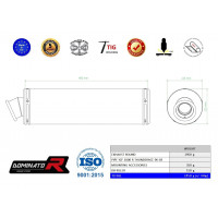 Dominator - YZF 1000 R THUNDERACE kipufogó ROUND 1996 - 2003