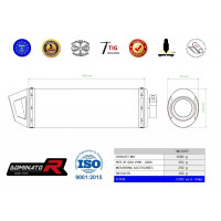 Dominator - XT 600 kipufogó MX2 1990 - 2004