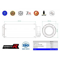 YAMAHA FZ1 1000 FAZER kipufogó GP 2006 - 2015