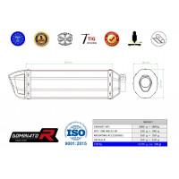 TDM 900 kipufogó HP1 2002 - 2009