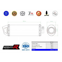 Dominator - TTR 600 kipufogó MX2 1999 - 2003