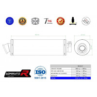 Dominator - XJR 1300 kipufogó ROUND 1999 - 2006