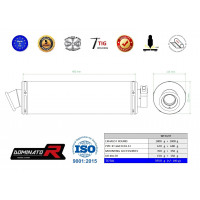 XT 660 R kipufogó ROUND 2004 - 2014