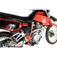 Dominator - XT 600 2KF 2NF kipufogó fejcső collector manifold 1987 - 1989