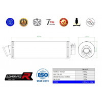 Dominator - TZR 125 kipufogó ROUND
