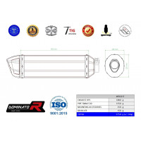 Yamaha XP 530 T-MAX 2012 - 2016 Teljes kipufogó rendszer HP1