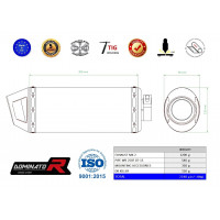 WR 250F kipufogó MX2 2007 - 2013