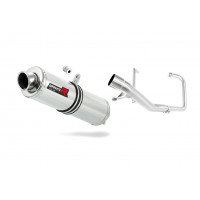 YBR 125 Exhaust FULL SYSTEM Silencer ROUND 2009 - 2018