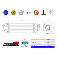 MT-09 FULL SYSTEM kipufogó HP1 2017 - 2020