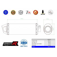 Yamaha WR 125 X 2009 - 2014 kipufogó MX2