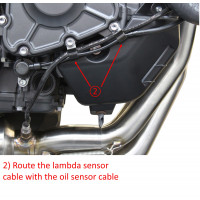 YAMAHA MT 09 Teljes kipufogó rendszer HP3 Low Level 2021 - 2023 + dB killer