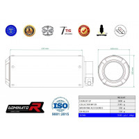 Yamaha MT 09 2021 - 2023 Teljes kipufogó rendszer GP BLACK