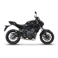 Dominator - Yamaha MT 07 2021 - 2023 Teljes kipufogó rendszer, összekötőcső + kipufogó HP8 + dB killer