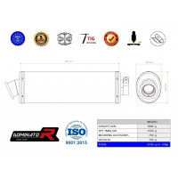 Dominator - Yamaha T-MAX 500 2008 - 2011 Teljes kipufogó rendszer OV