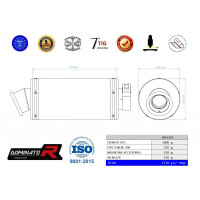 Yamaha Tenere 700 2021 - 2023 kipufogó GP1