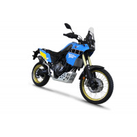 Dominator - Yamaha Tenere 700 2021 - 2023 Teljes kipufogó rendszer, összekötőcső + kipufogó MX2 BLACK