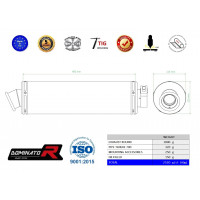 Dominator - Yamaha Tenere 700 2021 - 2023 kipufogó ST