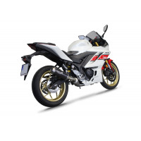 Dominator - Yamaha YZF-R3 2022 Teljes kipufogó rendszer EX Silencer OV G2 BLACK