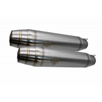 GPR - Cafè Racer Deeptone inox Racing L.370 X D.80mm -  Deeptone Inox Cafè Racer