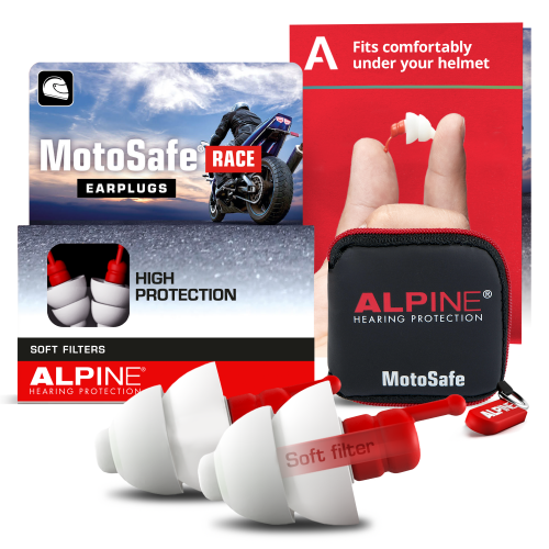 ALPINE MotoSafe Race motoros füldugó