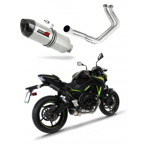 Dominator - Z650 Exhaust FULL SYSTEM Silencer HP1 2017 - 2022 + dB killer