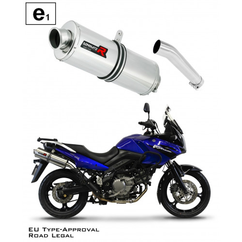 Dominator - DL 650 V-STROM Homologated kipufogó OVAL 2004 - 2006