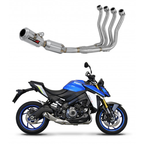 Dominator - Suzuki GSX-S 1000 / 1000 GT / 950 2021 - 2023 Teljes kipufogó rendszer EX Silencer GPS + db killer