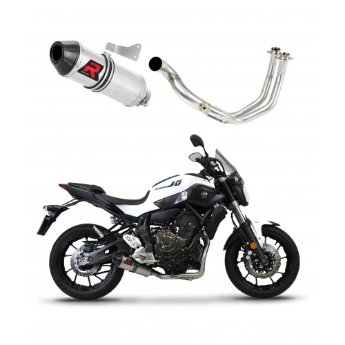 MT-07 Exhaust FULL SYSTEM Silencer HP3 2014 - 2020 + dB killer