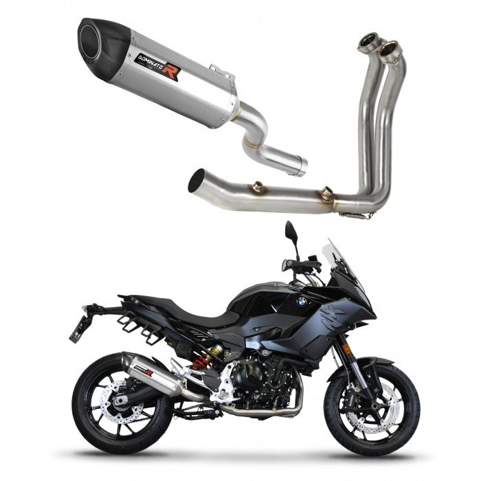 Dominator - BMW F900XR 2020 - 2023 Teljes kipufogó rendszer, összekötőcső + kipufogó HP5