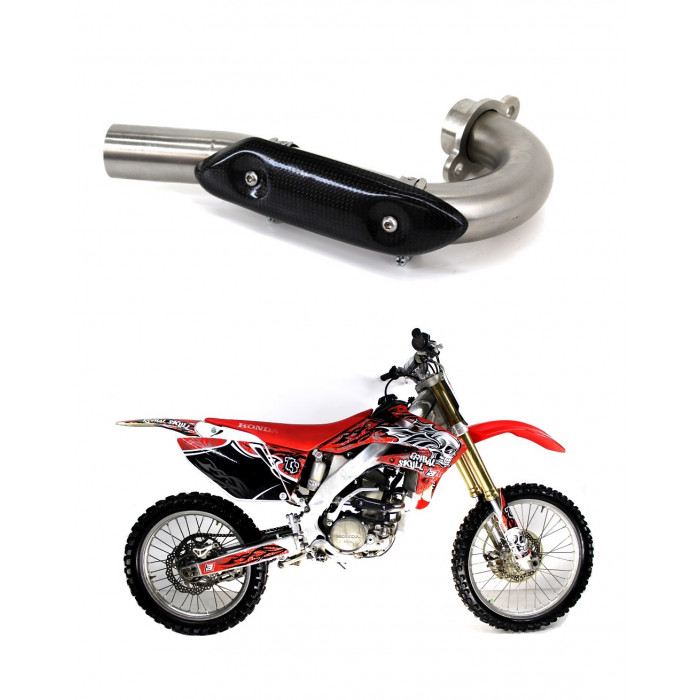 Dominator - CRF 250 R kipufogó fejcső 2006 - 2009