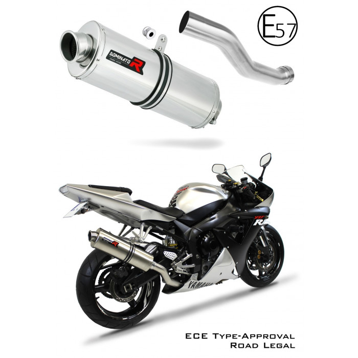 Dominator - YZF R1 1000 RN09 Homologated kipufogó OVAL 2002 - 2003