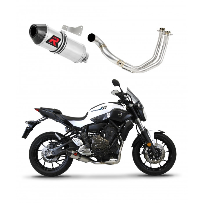 Dominator - MT-07 Exhaust FULL SYSTEM Silencer HP3 2014 - 2020 + dB killer