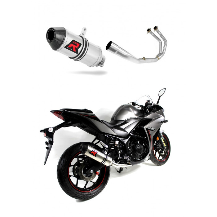 Dominator - YZF-R3 300 Exhaust FULL SYSTEM Silencer HP3 2015 - 2021