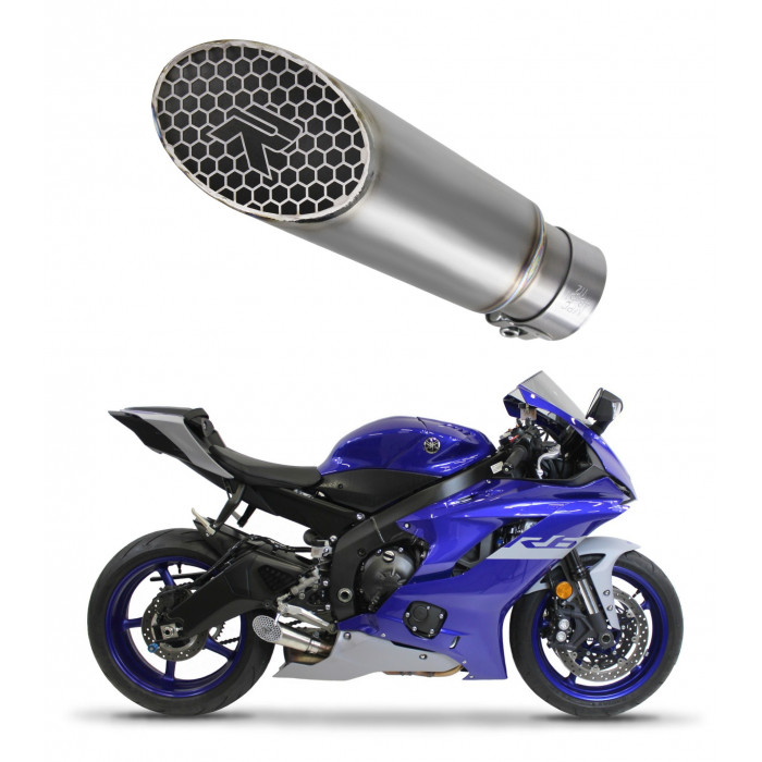 Yamaha YZF R6 2017 - 2022 Exhaust Megaphone Titanium GP3