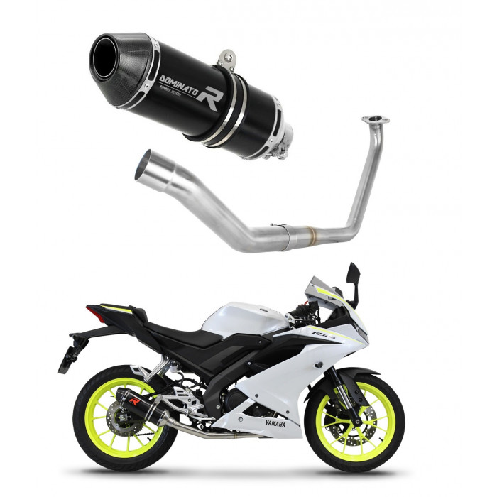 Yamaha YZF R125 2019-2020 Full System Teljes kipufogó rendszer HP3 BLACK