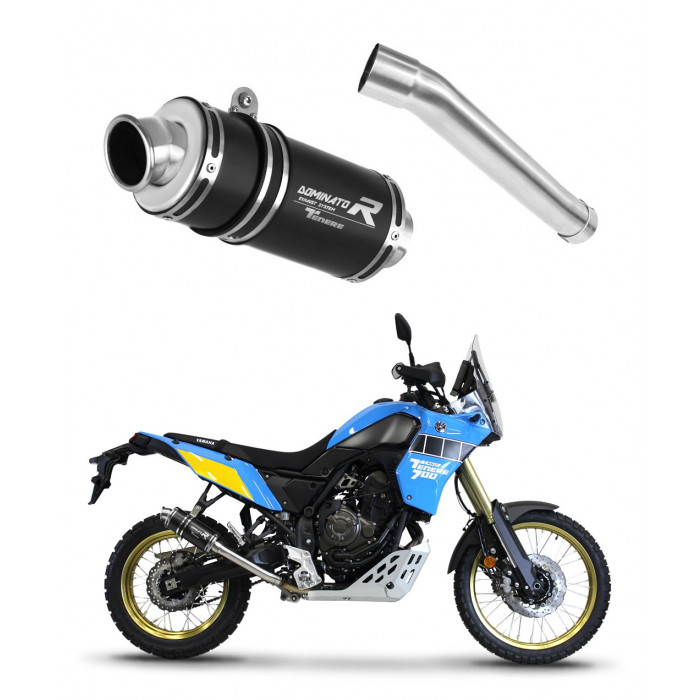 Dominator - Yamaha Tenere 700 2021 - 2023 kipufogó GP1 BLACK