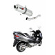 BURGMAN 400 kipufogó OVAL 2007 - 2016