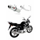 Dominator - YBR 125 Exhaust FULL SYSTEM Silencer ROUND 2009 - 2018