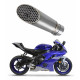 Dominator - Yamaha YZF R6 2017 - 2022 Exhaust Megaphone Titanium GP3