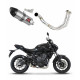 Dominator - Yamaha MT 07 2021 - 2023 Teljes kipufogó rendszer, összekötőcső + kipufogó HP8 + dB killer