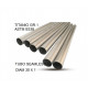 GPR - Cafè Racer Tubo titanio seamleSs D. 30mm X 1mm L.1000mm Tubo titanio seamless D. 30mm X 1mm L.1000mm