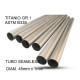 GPR - Cafè Racer Tubo titanio seamleSs D. 45mm X 1mm L.1000mm Tubo titanio seamless D. 45mm X 1mm L.1000mm